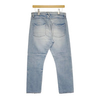 bukht B-31805 BASIC 5P SLIM DENIM PANTS USED加工スリムセルビッチ サイズ1/M デニムパンツ ライトブルー メンズ ブフト【中古】5-0405G♪