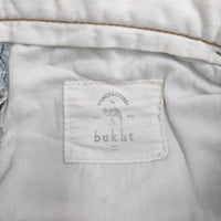 bukht B-31805 BASIC 5P SLIM DENIM PANTS USED加工スリムセルビッチ サイズ1/M デニムパンツ ライトブルー メンズ ブフト【中古】5-0405G♪