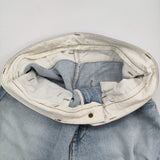 bukht B-31805 BASIC 5P SLIM DENIM PANTS USED加工スリムセルビッチ サイズ1/M デニムパンツ ライトブルー メンズ ブフト【中古】5-0405G♪