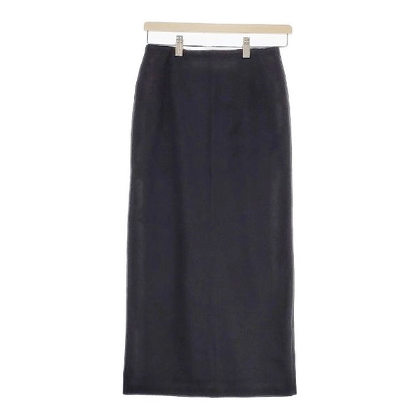 Graphpaper 新品 Wool Beaver Tight Skirt GL213-40119B 0 定価30800円 ロングスカート ブラック レディース グラフペーパー【中古】4-1003T♪