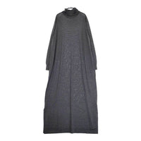 Graphpaper 新品 High Gauge Turtle Neck Knit Dress GL203-80020 定価39600円 ワンピース チャコールグレー グラフペーパー【中古】4-1003T♪