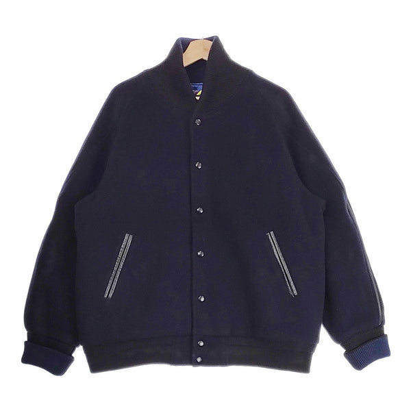 is-ness AWARD JACKET サイズM/46 定価90200円 ジャケット ブルゾン スタジャン 22AW ネイビー メンズ イズネス【中古】4-1029A♪