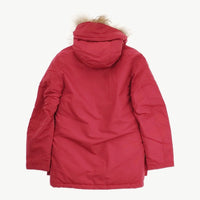 WOOLRICH ARCTIC PARKA アークティック 1702061 コヨーテファー ダウンジャケット レッド メンズ ウールリッチ【中古】4-1029A♪