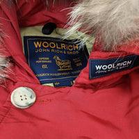 WOOLRICH ARCTIC PARKA アークティック 1702061 コヨーテファー ダウンジャケット レッド メンズ ウールリッチ【中古】4-1029A♪