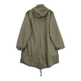 HOUSTON PARKA SHELL M-1951 6043-87-1 サイズXXS ボアライナー付 モッズコート カーキ メンズ ヒューストン【中古】4-1011T♪