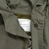 HOUSTON PARKA SHELL M-1951 6043-87-1 サイズXXS ボアライナー付 モッズコート カーキ メンズ ヒューストン【中古】4-1011T♪