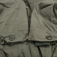 HOUSTON PARKA SHELL M-1951 6043-87-1 サイズXXS ボアライナー付 モッズコート カーキ メンズ ヒューストン【中古】4-1011T♪