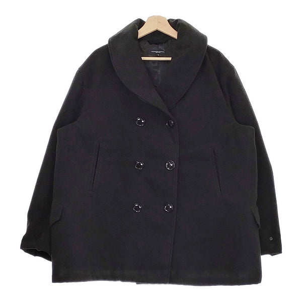 Engineered Garments サイズM ショールカラー バックスリット コート ブラック メンズ エンジニアードガーメンツ【中古】4-1011A♪