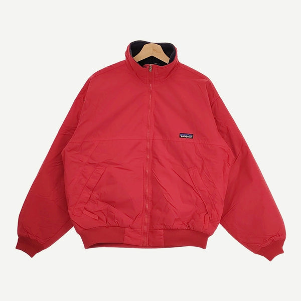 patagonia シェルドシンチラジャケット 28131EF5 サイズS フリース ナイロン ブルゾン レッド メンズ パタゴニア【中古】4-1029T♪