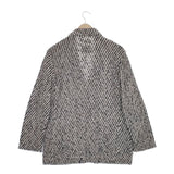 COOHEM Yonetomi SPRING TWILL TWEED JACKET ジャケット ブラック ホワイト メンズ コーヘン【中古】5-0226M∞