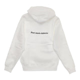 poet meets dubwise 新品 SPACE.E HOODIE 定価14080円 SPEHD-0054 M スウェット パーカー ホワイト ポエットミーツダブワイズ【中古】4-1103T♪