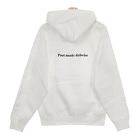 poet meets dubwise 新品 SPACE.E HOODIE 定価14080円 SPEHD-0054 L スウェット パーカー ホワイト ポエットミーツダブワイズ【中古】4-1103T♪#