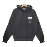 poet meets dubwise 新品 SPACE.E HOODIE 定価14080円 SPEHD-0054 M スウェット パーカー ブラック ポエットミーツダブワイズ【中古】4-1103T♪