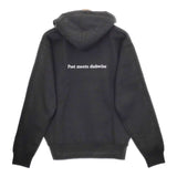 poet meets dubwise 新品 SPACE.E HOODIE 定価14080円 SPEHD-0054 M スウェット パーカー ブラック ポエットミーツダブワイズ【中古】4-1103T♪