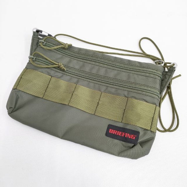BEAMS BOY/BRIEFING サコッシュ ショルダーバッグ カーキ メンズ ビームスボーイ/ブリーフィング【中古】5-0710G∞