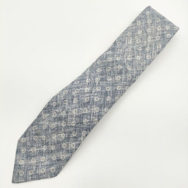 UNITED ARROWS/fiorio イタリア製 リネン ネクタイ ライトブルー メンズ ユナイテッドアローズ/フィオリオ【中古】5-0510G∞