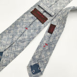UNITED ARROWS/fiorio イタリア製 リネン ネクタイ ライトブルー メンズ ユナイテッドアローズ/フィオリオ【中古】5-0510G∞