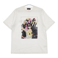 GOD SELECTION XXX ONEPIECE RED コラボ ルフィ 半袖Ｔシャツ カットソー ホワイト メンズ ゴッドセレクショントリプルエックス【中古】5-0623S∞