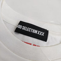 GOD SELECTION XXX ONEPIECE RED コラボ ルフィ 半袖Ｔシャツ カットソー ホワイト メンズ ゴッドセレクショントリプルエックス【中古】5-0623S∞