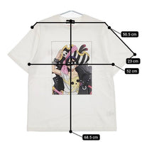 GOD SELECTION XXX ONEPIECE RED コラボ ルフィ 半袖Ｔシャツ カットソー ホワイト メンズ ゴッドセレクショントリプルエックス【中古】5-0623S∞