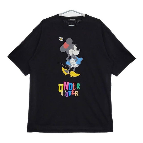 UNDERCOVER ミニープリント ミニーマウス サイズ5 Disney ディズニー UC1C8806-3 半袖Ｔシャツ カットソー ブラック メンズ アンダーカバー【中古】5-0623S∞