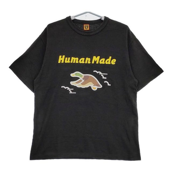 HUMAN MADE duck カモプリント XL 半袖Ｔシャツ カットソー ブラック メンズ ヒューマンメイド【中古】5-0623S∞