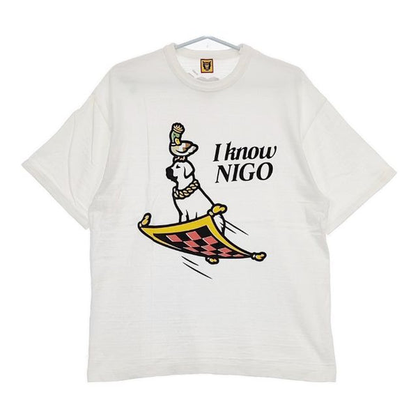 HUMAN MADE I Know NIGO プリント XL 半袖Ｔシャツ カットソー ホワイト メンズ ヒューマンメイド【中古】5-0623S∞