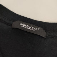 UNDERCOVER UNDAKOVR ONE OFF Tシャツ サイドジップ XL 半袖Ｔシャツ カットソー ブラック メンズ アンダーカバー【中古】5-0623S∞