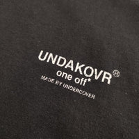 UNDERCOVER UNDAKOVR ONE OFF Tシャツ サイドジップ XL 半袖Ｔシャツ カットソー ブラック メンズ アンダーカバー【中古】5-0623S∞