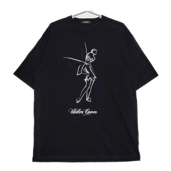 UNDERCOVER ティンカーベル Disney ディズニー サイズ5 半袖Ｔシャツ カットソー ブラック メンズ アンダーカバー【中古】5-0623S∞