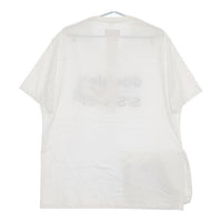 doublet Revolution別注 40TH ANNIVERSARY PACKABLE T-SHIRT 半袖Ｔシャツ カットソー ホワイト メンズ ダブレット【中古】5-0623S∞