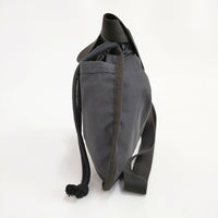 MHL. 新品 RECYCLE NYLON TAFFETA DRAWSTRING BAG S 595-4193511 ショルダーバッグ チャコールグレー メンズ エムエイチエル【中古】5-0710G∞