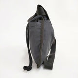 MHL. 新品 RECYCLE NYLON TAFFETA DRAWSTRING BAG S 595-4193511 ショルダーバッグ チャコールグレー メンズ エムエイチエル【中古】5-0710G∞
