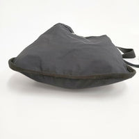 MHL. 新品 RECYCLE NYLON TAFFETA DRAWSTRING BAG S 595-4193511 ショルダーバッグ チャコールグレー メンズ エムエイチエル【中古】5-0710G∞