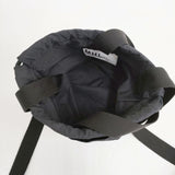 MHL. 新品 RECYCLE NYLON TAFFETA DRAWSTRING BAG S 595-4193511 ショルダーバッグ チャコールグレー メンズ エムエイチエル【中古】5-0710G∞