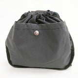 MHL. 新品 RECYCLE NYLON TAFFETA DRAWSTRING BAG S 595-4193511 ショルダーバッグ チャコールグレー メンズ エムエイチエル【中古】5-0710G∞