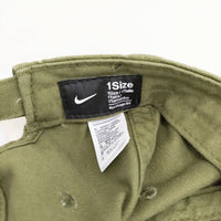 NIKE 刺繍ロゴ 1サイズ コットン 帽子 キャップ カーキ メンズ ナイキ【中古】5-0901G◎