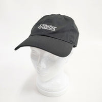 NEWHATTAN JAZZ刺繍ロゴ ONESIZE コットン 帽子 キャップ ブラック メンズ ニューハッタン【中古】5-0901G◎