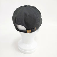 NEWHATTAN JAZZ刺繍ロゴ ONESIZE コットン 帽子 キャップ ブラック メンズ ニューハッタン【中古】5-0901G◎
