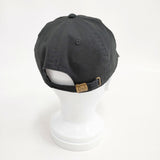 NEWHATTAN JAZZ刺繍ロゴ ONESIZE コットン 帽子 キャップ ブラック メンズ ニューハッタン【中古】5-0901G◎