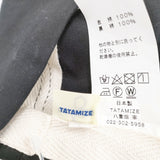 TATAMIZE コットン サイズM 帽子 キャップ ブラック メンズ タタミゼ【中古】5-0901G◎