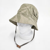 Engineered Garments エクスプローラーハット 柄 迷彩 サイズL コットン 帽子 ハット カーキ メンズ エンジニアードガーメンツ【中古】5-0901G◎