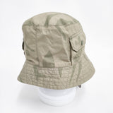 Engineered Garments エクスプローラーハット 柄 迷彩 サイズL コットン 帽子 ハット カーキ メンズ エンジニアードガーメンツ【中古】5-0901G◎
