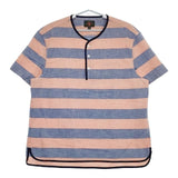 BEAMS PLUS/J.CREW SHORT SLEEVE SHIRT 定価13200円 半袖シャツ 24SS ブルー ピンク メンズ ビームスプラス/ジェイクルー【中古】5-0623S∞