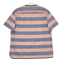 BEAMS PLUS/J.CREW SHORT SLEEVE SHIRT 定価13200円 半袖シャツ 24SS ブルー ピンク メンズ ビームスプラス/ジェイクルー【中古】5-0623S∞