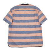 BEAMS PLUS/J.CREW SHORT SLEEVE SHIRT 定価13200円 半袖シャツ 24SS ブルー ピンク メンズ ビームスプラス/ジェイクルー【中古】5-0623S∞