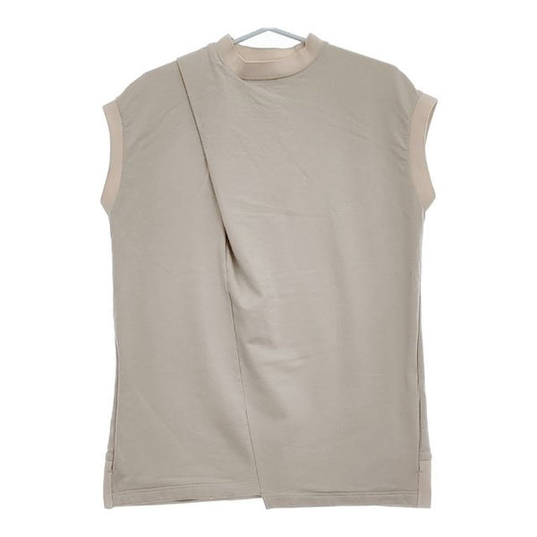RIP VAN WINKLE CROSS JERSEY VEST 定価22000円 RW-332 ノースリーブ Ｔシャツ カットソー 22SS ベージュ メンズ リップヴァンウィンクル【中古】5-0501S∞