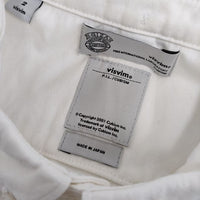VISVIM LUNGTA STARS OXFORD B.D. SHIRT 切替 星条旗 半袖シャツ ホワイト メンズ ビズビム/ヴィズヴィム【中古】5-0501S∞