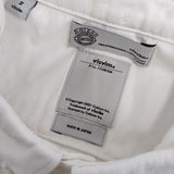 VISVIM LUNGTA STARS OXFORD B.D. SHIRT 切替 星条旗 半袖シャツ ホワイト メンズ ビズビム/ヴィズヴィム【中古】5-0501S∞