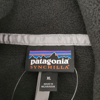 patagonia シンチラ・スナップT・プルオーバー STY25450 サイズXL フリース ジャケット ブラック メンズ パタゴニア【中古】4-1107T◆